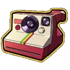 Treasure at the End of the Rainbow: polaroid camera scatter